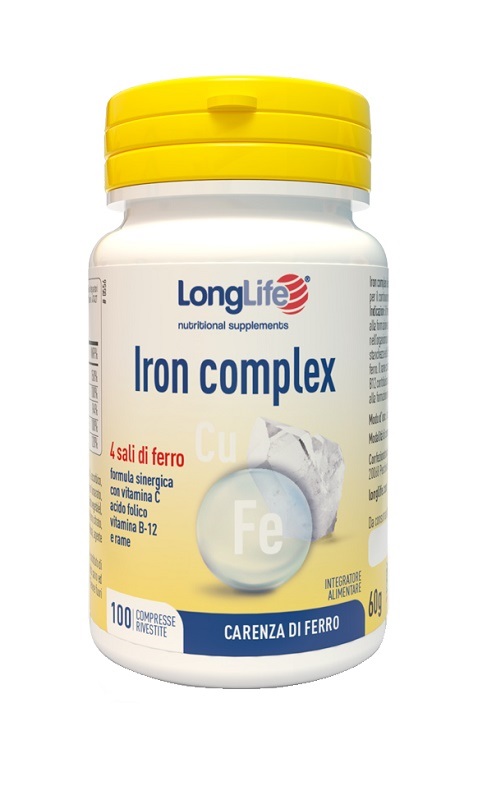 LONGLIFE IRON COMPLEX 100 COMPRESSE - Farmaciapacini.it