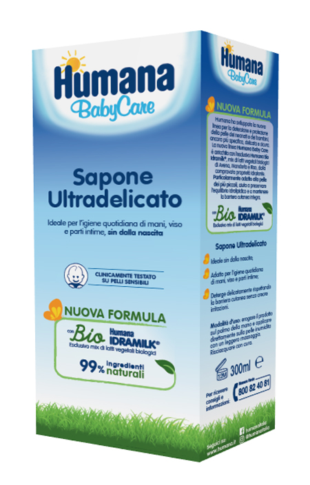 HUMANA BABY CARE SAPONE LIQUIDO 300 ML - Farmaciapacini.it