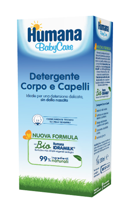HUMANA BABY CARE DETERGENTE CORPO&CAPELLI 300 ML - Farmaciapacini.it