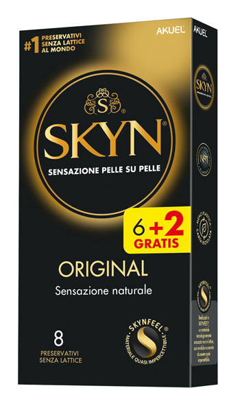 AKUEL SKYN ORIGINAL SENSAZIONE NATURALE 6 PEZZI + 2 OMAGGIO - Farmaciapacini.it