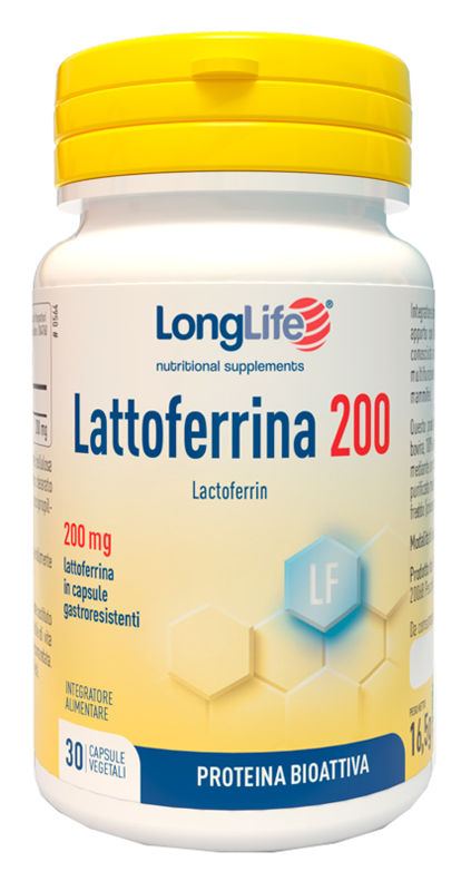 LONGLIFE LATTOFERRINA200 30 CAPSULE VEGETALI DA 550 MG - Farmaciapacini.it