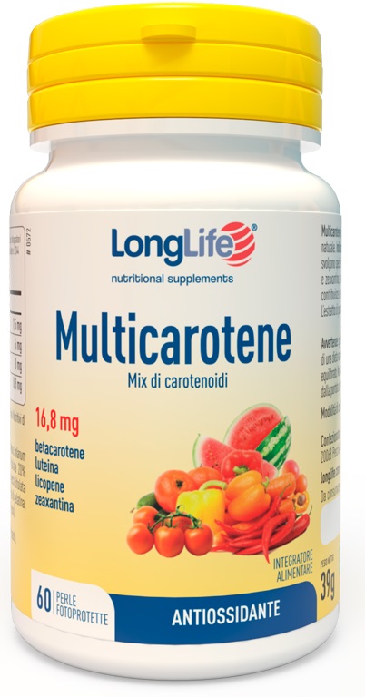 LONGLIFE MULTICAROTENE 60 PERLE - Farmaciapacini.it