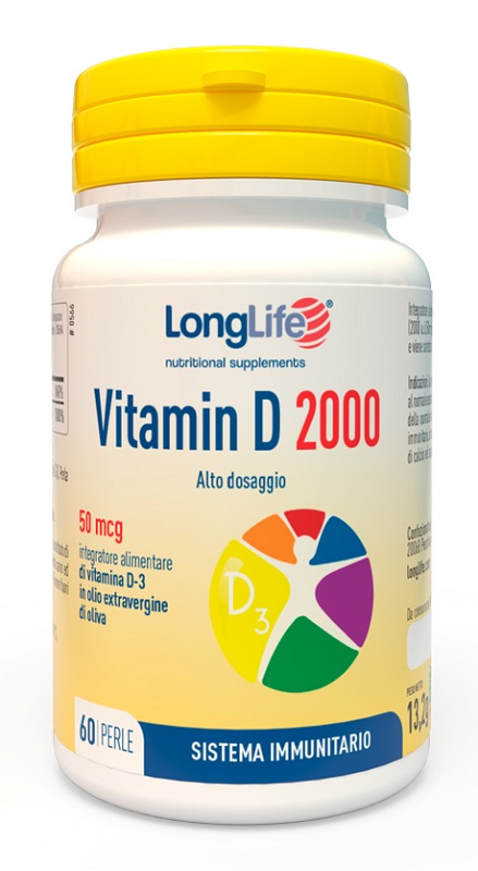 LONGLIFE VITAMIN D 2000 UI 60 PERLE - Farmaciapacini.it