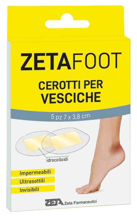 ZETAFOOT CEROTTO IDROCOLLOIDALE VESCICHE SP 5 PEZZI - Farmaciapacini.it