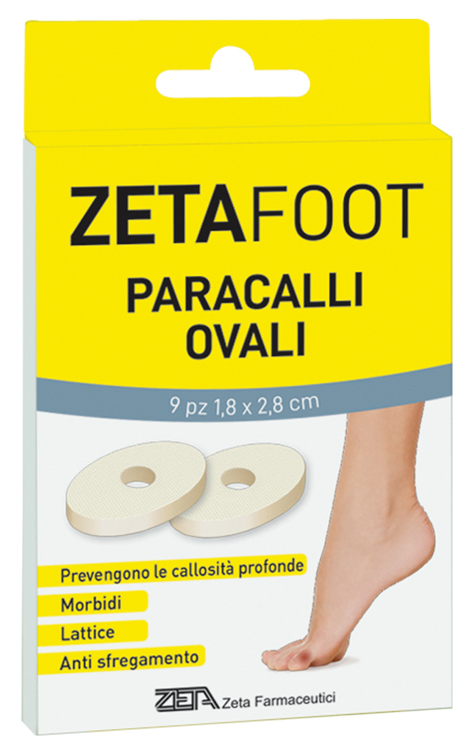 ZETAFOOT PARACALLO OVALE LATTICE 9 PEZZI - Farmaciapacini.it