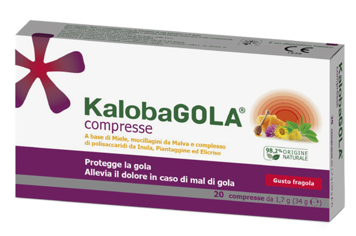 KALOBAGOLA 20 COMPRESSE FRAGOLA - Farmaciapacini.it