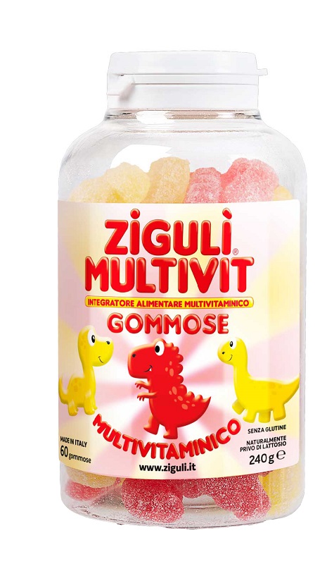 ZIGULI MULTIVIT FRAGOLA E BANANA 60 GOMMOSE - Farmaciapacini.it
