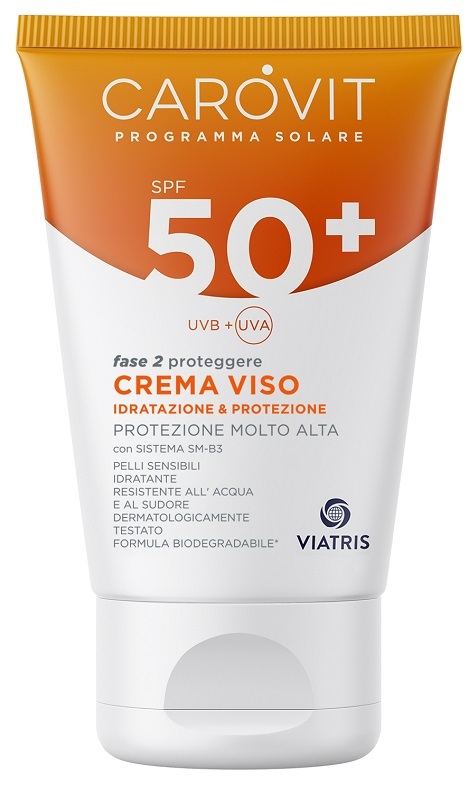 CAROVIT PROGRAMMA SOLARE CREMA VISO SPF50+ 50 ML - Farmaciapacini.it