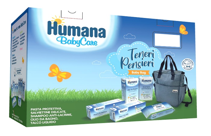 TENERI PENSIERI BABY BAG BABY CARE PASTA 100 ML + SALVIETTE 72 PEZZI + OLIO DA BAGNO 200 ML + SHAMPOO 200 ML + TALCO LIQUIDO 100 ML - Farmaciapacini.it