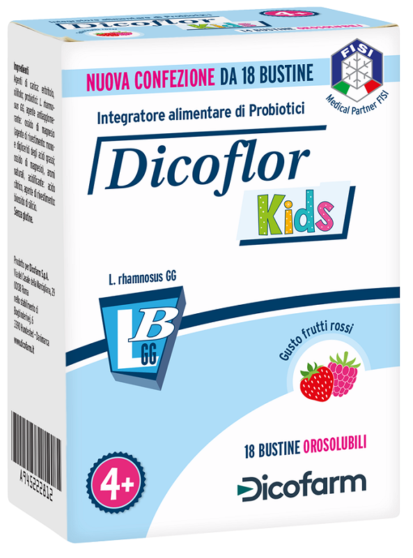 DICOFLOR KIDS 18 BUSTINE - Farmaciapacini.it