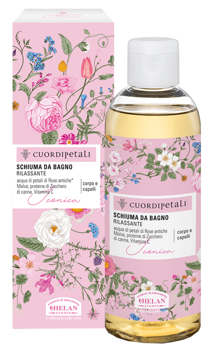CUOR DI PETALI ICONICA SCHIUMA BAGNO RILASSANTE 210 ML - Farmaciapacini.it