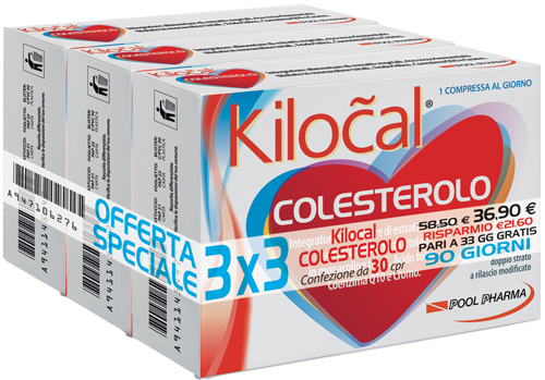 KILOCAL COLESTEROLO 3 X 30 COMPRESSE - Farmaciapacini.it