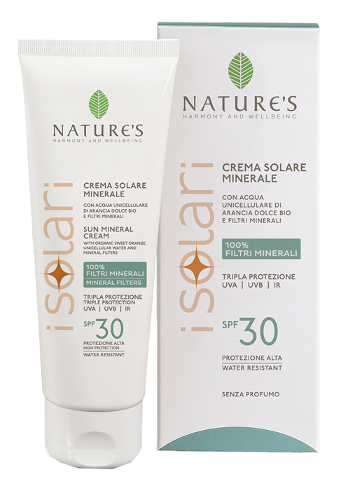 NATURE'S I SOLARI CREMA VISO CORPO MINERALE SPF30 100 ML - Farmaciapacini.it