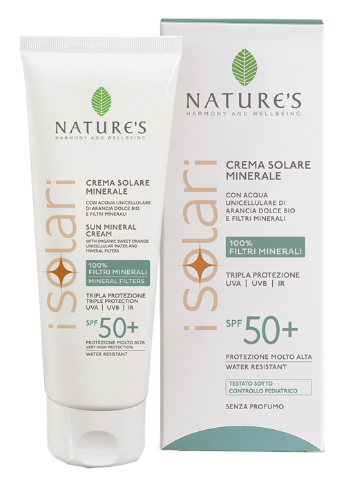 NATURE'S I SOLARI CREMA VISO CORPO MINERALE SPF50+ 100 ML - Farmaciapacini.it