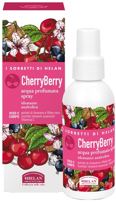 I SORBETTI DI HELAN CHERRYBERRY ACQUA PROFUMATA SPRAY IDRATANTE 100 ML - Farmaciapacini.it
