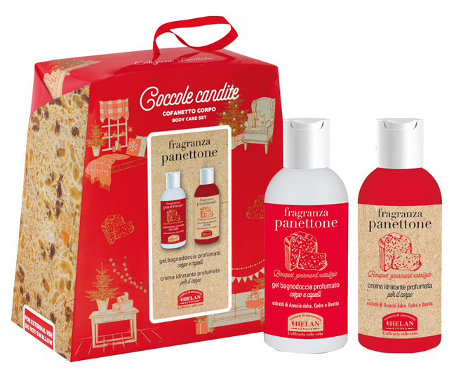 COFANETTO PANETTONE CORPO 1 GEL BAGNODOCCIA PROFUMATO 100 ML + 1 CREMA IDRATANTE PROFUMATA 100 ML - Farmaciapacini.it