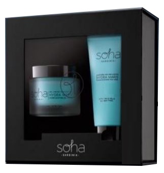 SOHA GEL CREMA HYDRA MARIS + MASCHERA HYDRA MARIS GIFT BOX 2024 CONTENENTE SOHA GEL CREMA HYDRA MARIS 50 ML + SOHA MASCHERA IDRO LENITIVA HYDRA MARIS 60 ML - Farmaciapacini.it
