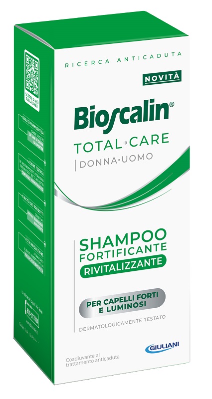 BIOSCALIN TOTAL CARE SHAMPOO FORTIFICANTE RIVITALIZZANTE 200 ML - Farmaciapacini.it