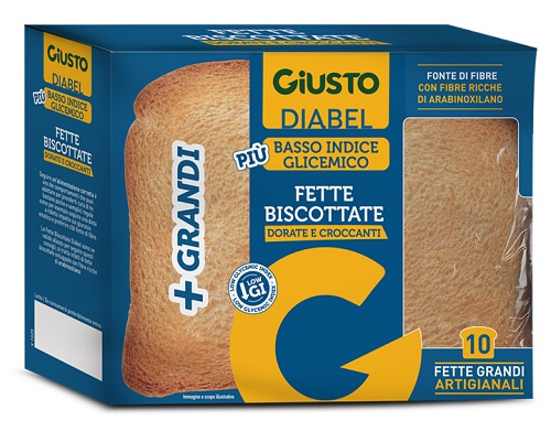 GIUSTO DIABEL FETTE BISCOTTATE 150 G NUOVA RICETTA - Farmaciapacini.it