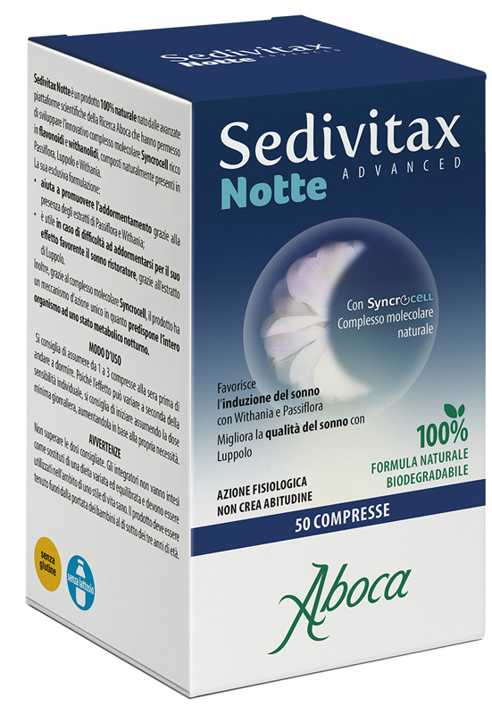 SEDIVITAX NOTTE ADVANCED 50 COMPRESSE - Farmaciapacini.it