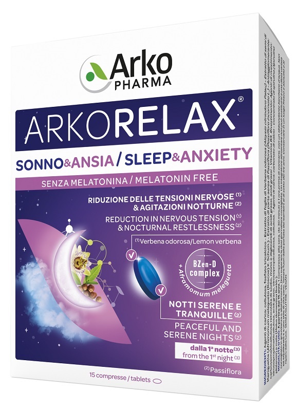 ARKORELAX SONNO&ANSIA 15 COMPRESSE - Farmaciapacini.it