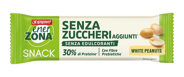ENERZONA SNACK ARACHIDI COPERTURA BIANCA AL LATTE SENZA ZUCCHERI AGGIUNTI 33 G - Farmaciapacini.it