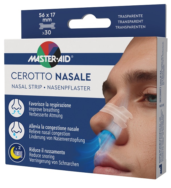 CEROTTO NASALE MASTER-AID 56X17MM 30 PEZZI - Farmaciapacini.it