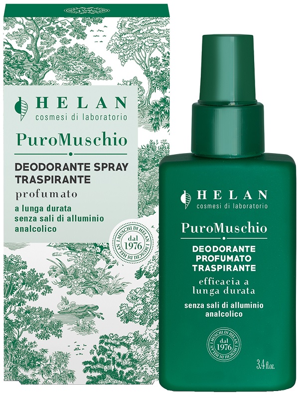 I MUSCHI DI HELAN PUROMUSCHIO DEODORANTE PROFUMATO TRASPIRANTE IN SPRAY 100 ML - Farmaciapacini.it