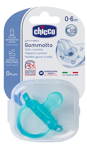 CHICCO GOMMOTTO IN SILICONE BOY 0-6 MESI 1 PEZZO - Farmaciapacini.it