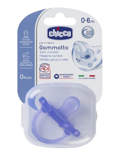 CHICCO GOMMOTTO IN SILICONE COLOR 0-6 MESI 1 PEZZO - Farmaciapacini.it