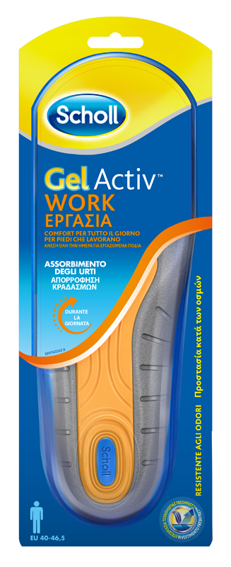 SCHOLL GEL ACTIV WORK UOMO - Farmaciapacini.it