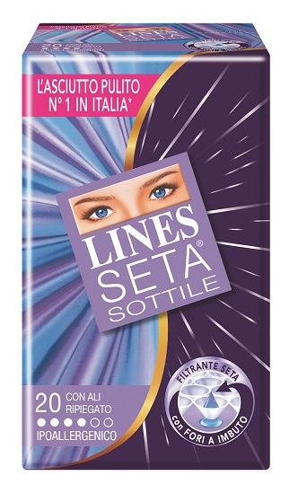 LINES SETA SOTTILE CON ALI X 20 PEZZI - Farmaciapacini.it