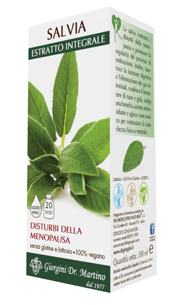 SALVIA ESTRATTO INTEGRALE 200 ML - Farmaciapacini.it