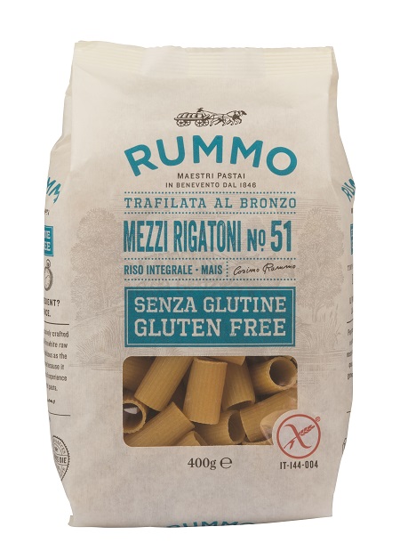 RUMMO MEZZI RIGATONI N51 DI RISO INTEGRALE E MAIS 400 G - Farmaciapacini.it