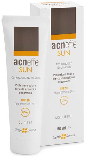 ACNEFFE SUN SPF 30 ALTA PROTEZIONE UVB PER CUTE ACNEICA E SEBORROICA 50 ML - Farmaciapacini.it