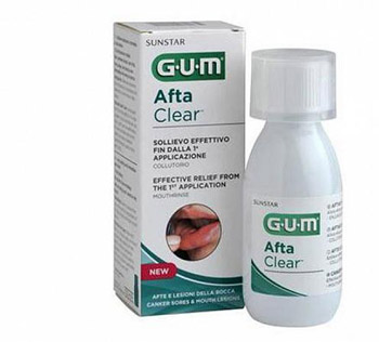 GUM AFTACLEAR RINSE 120 ML COLLUTORIO - Farmaciapacini.it