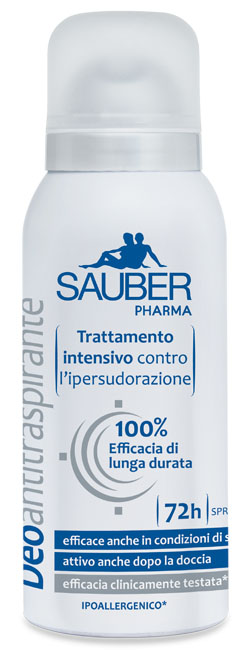 SAUBER ANTITRASPIRANTE 72 ORE SPRAY - Farmaciapacini.it