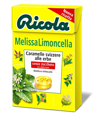 RICOLA MELISSA LIMONCELLA SENZA ZUCCHERO 50 G - Farmaciapacini.it