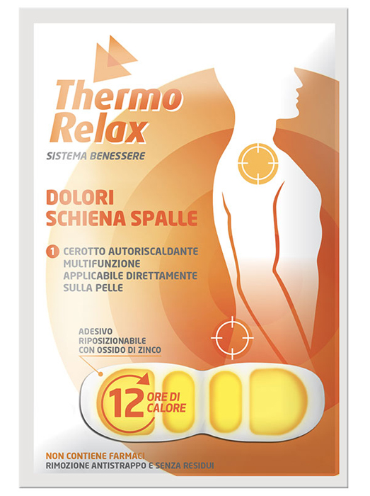 THERMORELAX CEROTTO AUTORISCALDANTE DOLORE SCHIENA/SPALLE 1 PEZZO - Farmaciapacini.it