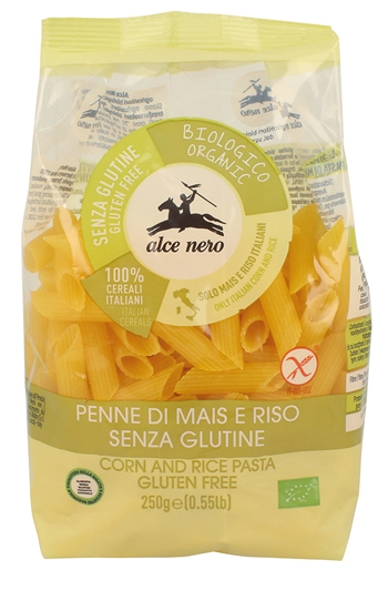 PENNE MAIS/RISO BIO 250 G - Farmaciapacini.it