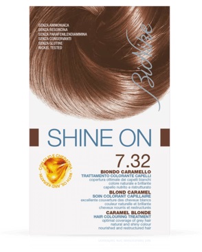BIONIKE SHINE ON TRATTAMENTO COLORANTE CAPELLI BIONDO CARAMELLO 7.32 - Farmaciapacini.it
