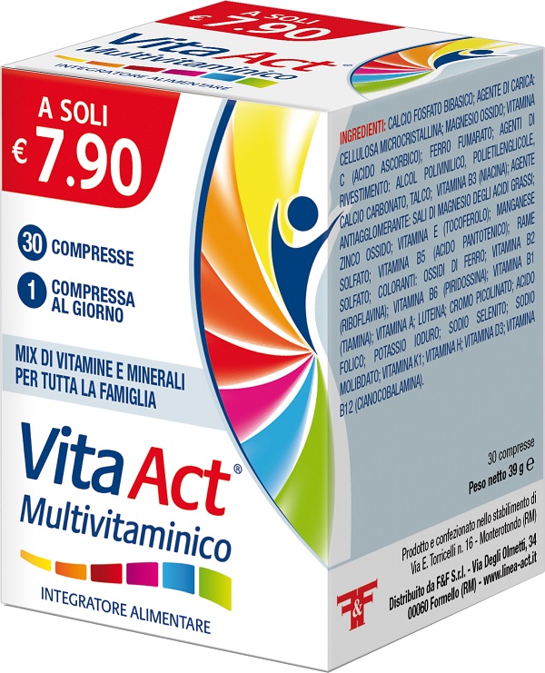 VITA ACT MULTIVITAMINICO 30 COMPRESSE - Farmaciapacini.it