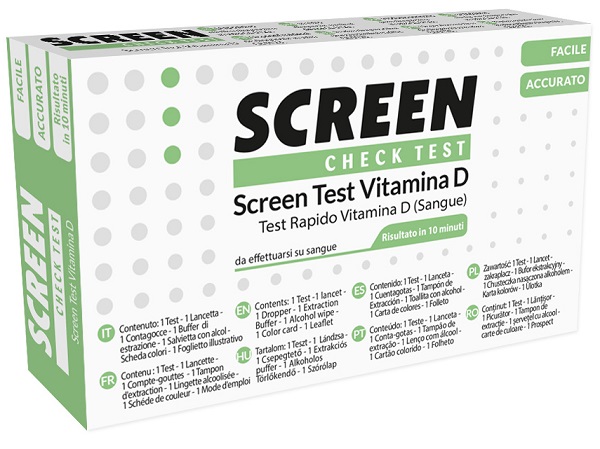 TEST RAPIDO PER IL RILEVAMENTO SEMI-QUANTITATIVO DI 25-IDROSSIVITAMINA D TRAMITE PUNGIDITO 1 PEZZO - Farmaciapacini.it