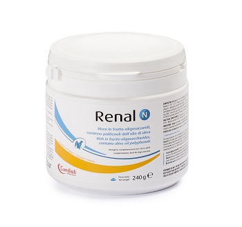 RENAL N MANGIME COMPLEMENTARE PER CANI E GATTI BARATTOLO 240 G - Farmaciapacini.it