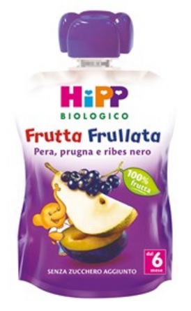 HIPP BIO FRUTTA FRULLATA PERA PRUGNA RIBES 90 G - Farmaciapacini.it