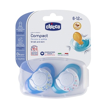 CHICCO SUCCHIETTO COMPACT BOY S6-16 MESI 2 PEZZI - Farmaciapacini.it