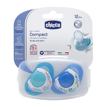 CHICCO SUCCHIETTO COMPACT BOY S 16-36 MESI 2 PEZZI - Farmaciapacini.it