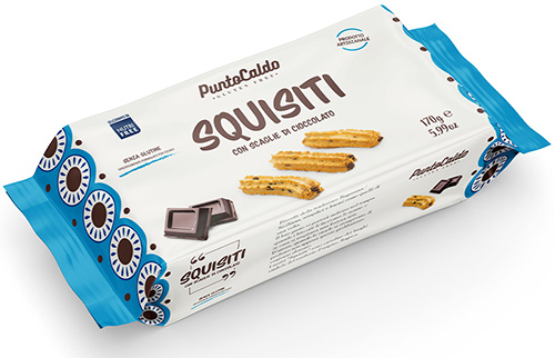 SQUISITI CON SCAGLIE DI CIOCCOLATO SENZA GLUTINE 220 G - Farmaciapacini.it