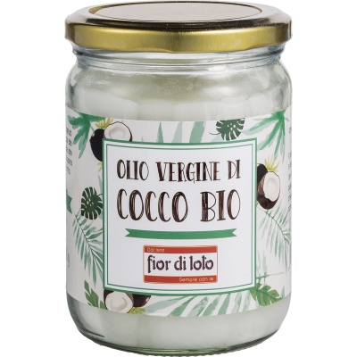 FIOR DI LOTO OLIO VERGINE DI COCCO BIO 450 ML - Farmaciapacini.it