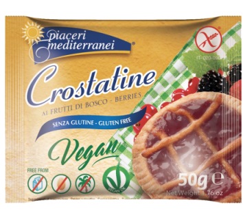 PIACERI MEDITERRANEI CROSTATINE FRUTTI DI BOSCO 50 G - Farmaciapacini.it